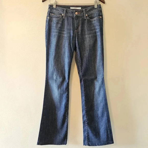 Joe's Jeans Anthropologie Honey Fit Low Rise Dark Denim Hale Wash Bootcut Sz 26. - Picture 6 of 16